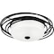 Quoizel Calliope Flush Mount 2 Lights Matte Black. CPE1620MBK - alternate 3